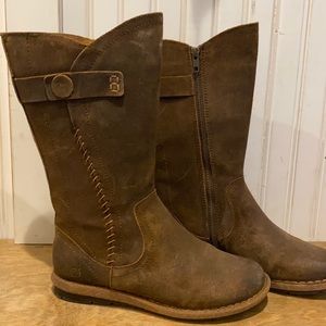 Born Leather Calf Length Boots